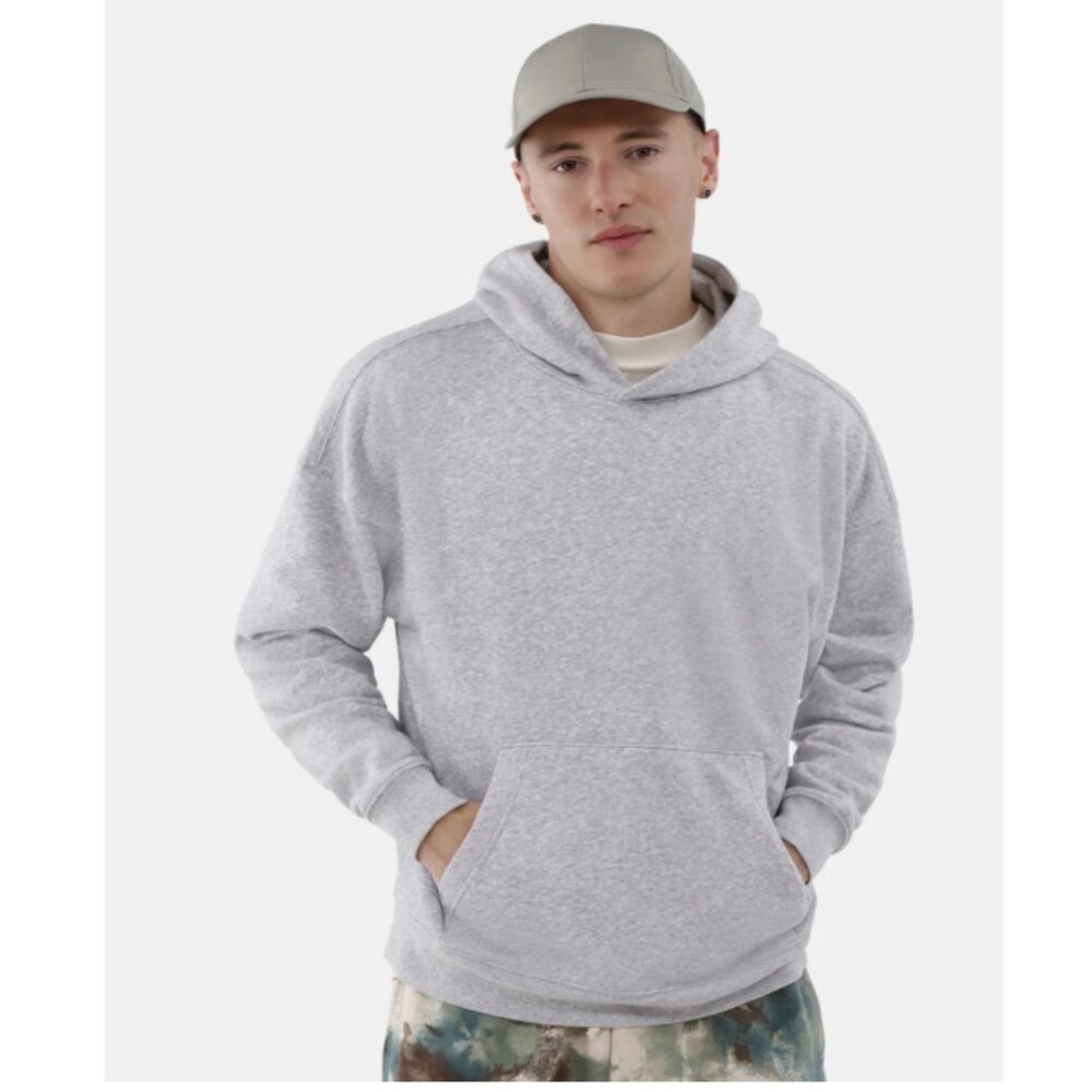 No Boundaries Unisex Oversized Soft Fleece Hoodie Long Sleeves Size M (38-40)